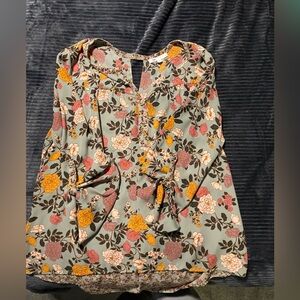 Floral Long Sleeve Blouse